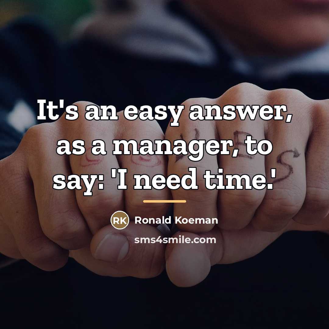 “It's an easy answer, as a manager, to say: 'I…” quote by Ronald Koeman