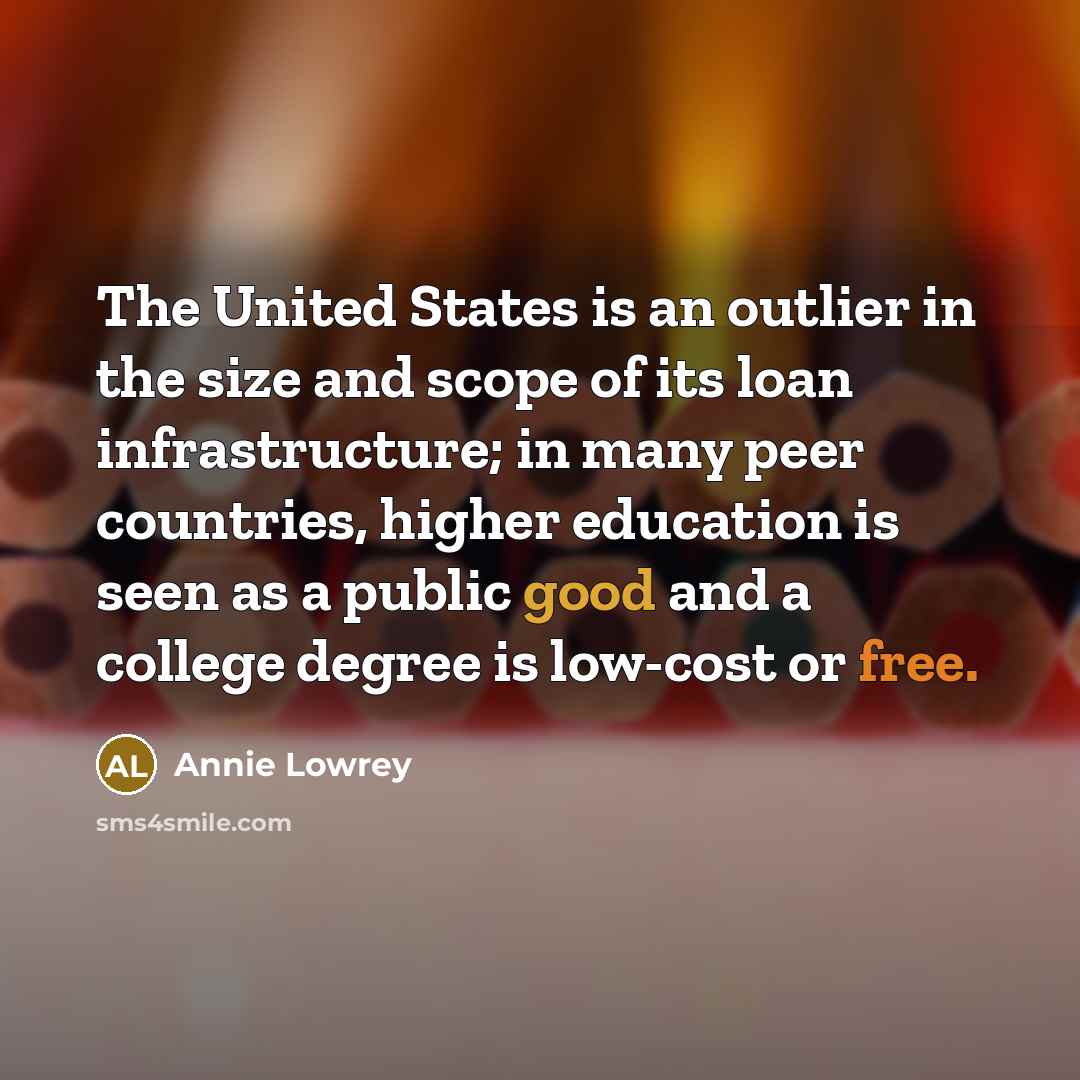 “The United States is an outlier in the size and…” quote by Annie Lowrey
