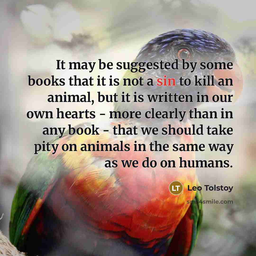 “It may be suggested by some books that it is…” quote by Leo Tolstoy