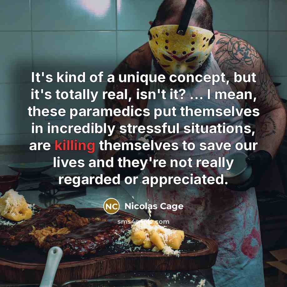 “It's kind of a unique concept, but it's totally real,…” quote by Nicolas Cage