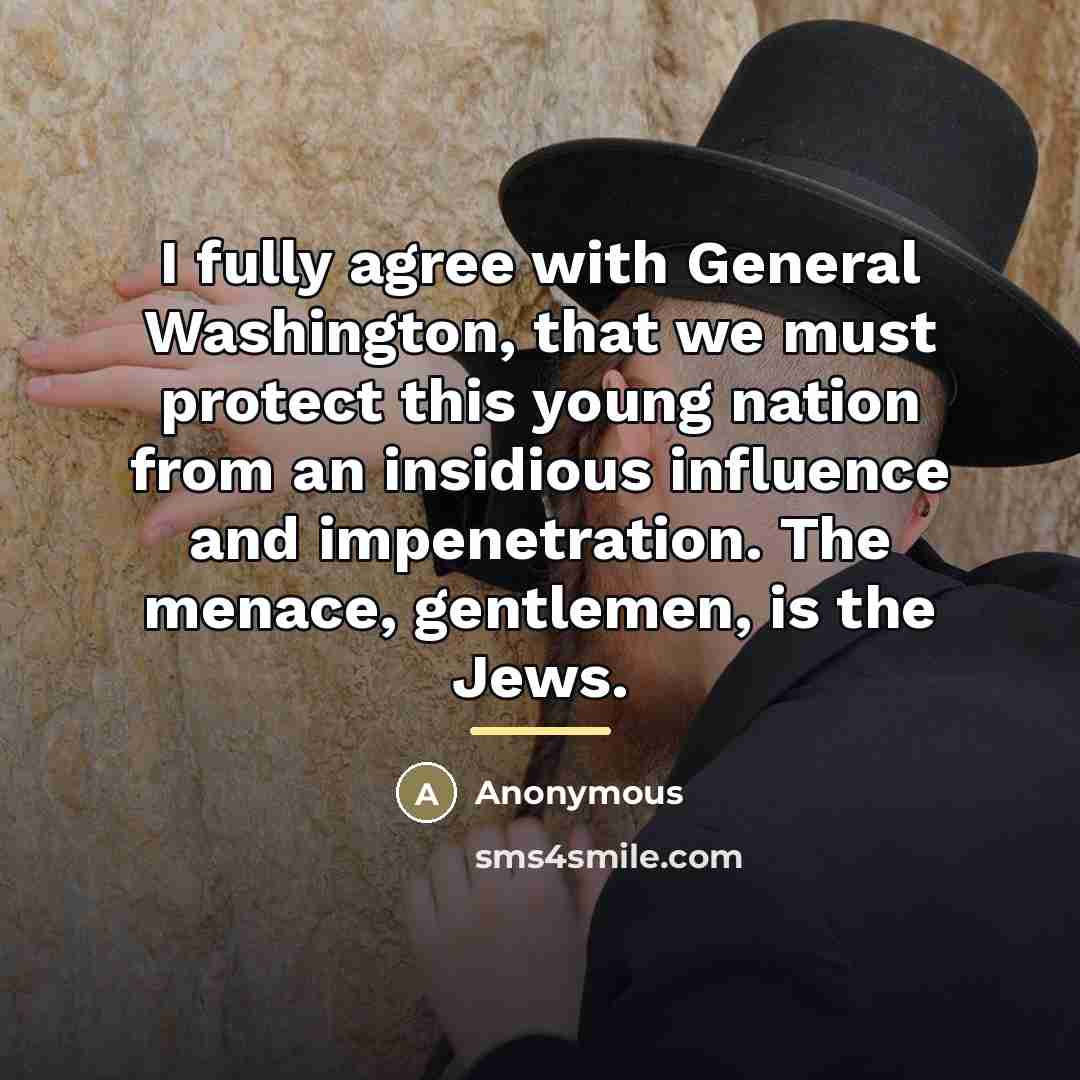 “I fully agree with General Washington, that we must protect…” quote by Anonymous
