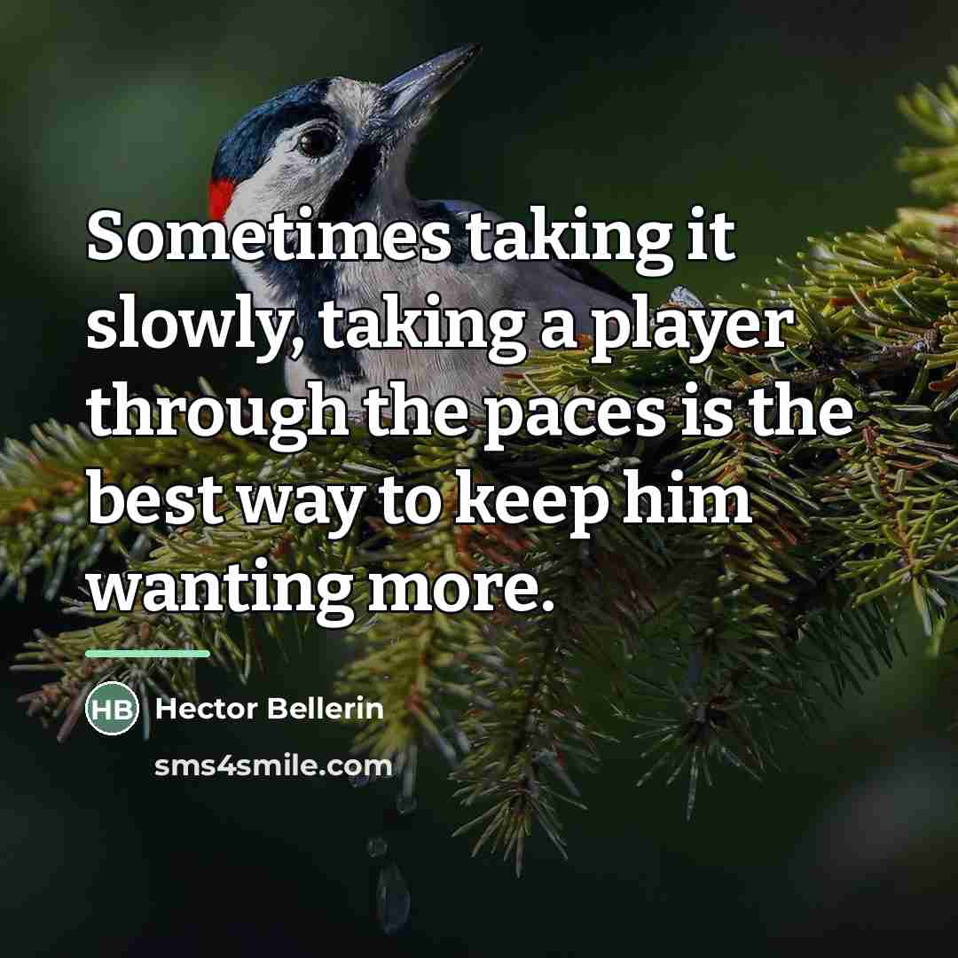 “Sometimes taking it slowly, taking a player through the paces…” quote by Hector Bellerin