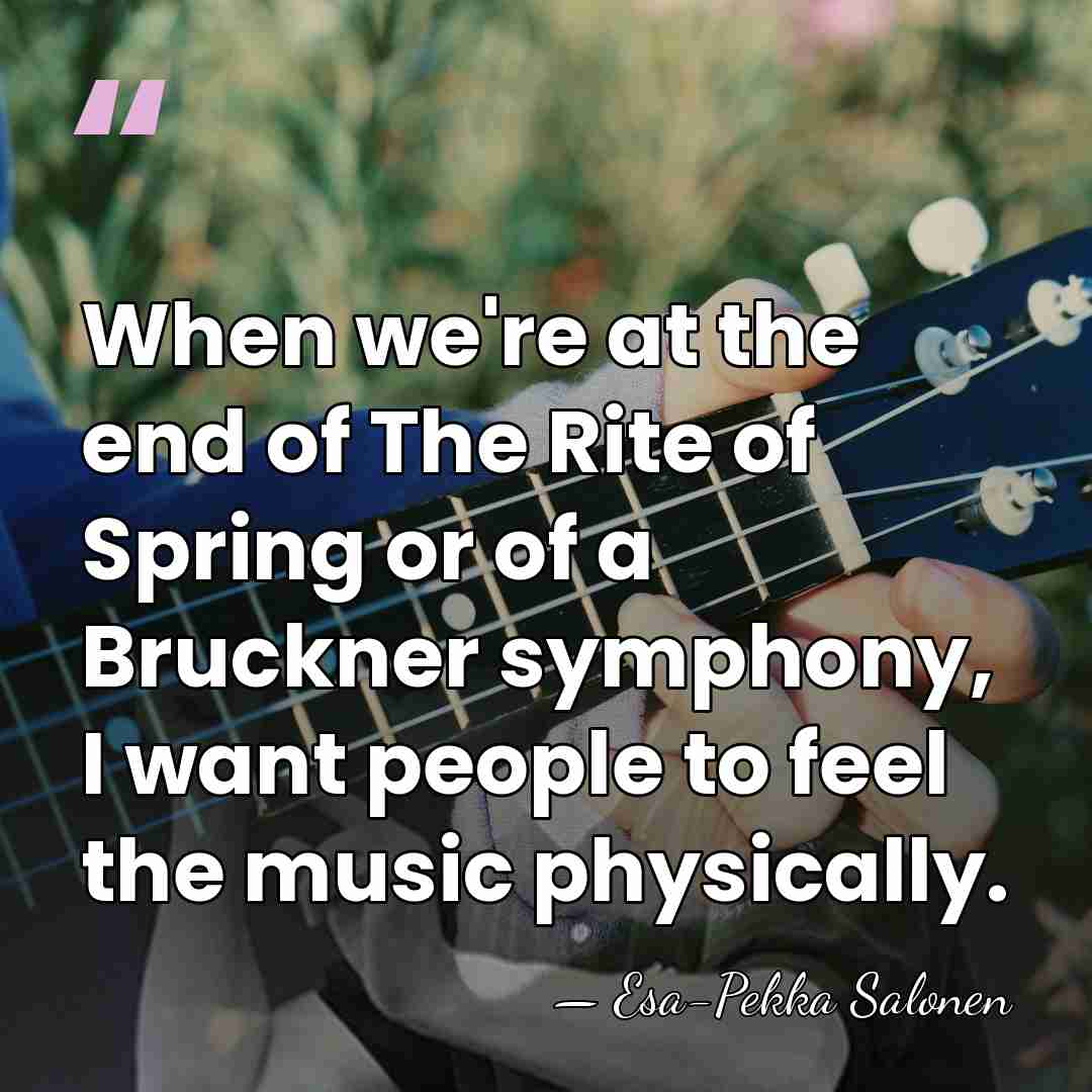When we're at the end of The Rite of Spring or of&hellip; - Esa-Pekka Salonen