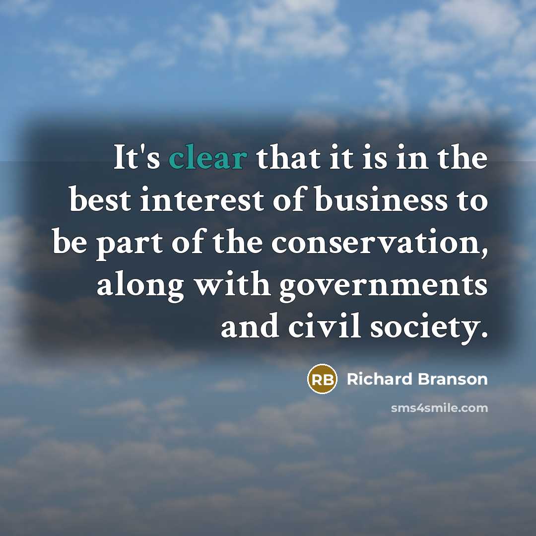 “It's clear that it is in the best interest of…” quote by Richard Branson