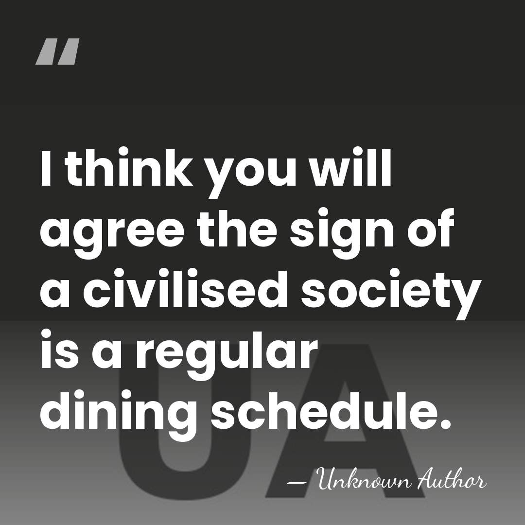 I think you will agree the sign of a civilised society is&hellip; - Unknown Author
