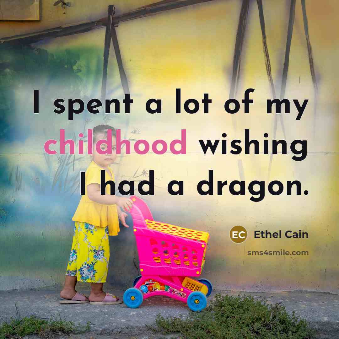 “I spent a lot of my childhood wishing I had…” quote by Ethel Cain