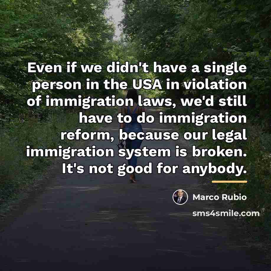 “Even if we didn't have a single person in the…” quote by Marco Rubio