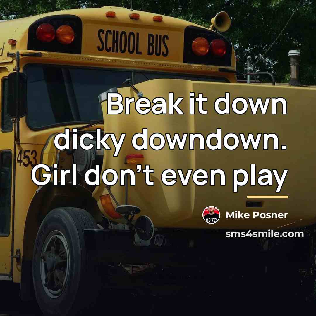 “Break it down dicky downdown. Girl don't even play…” quote by Mike Posner