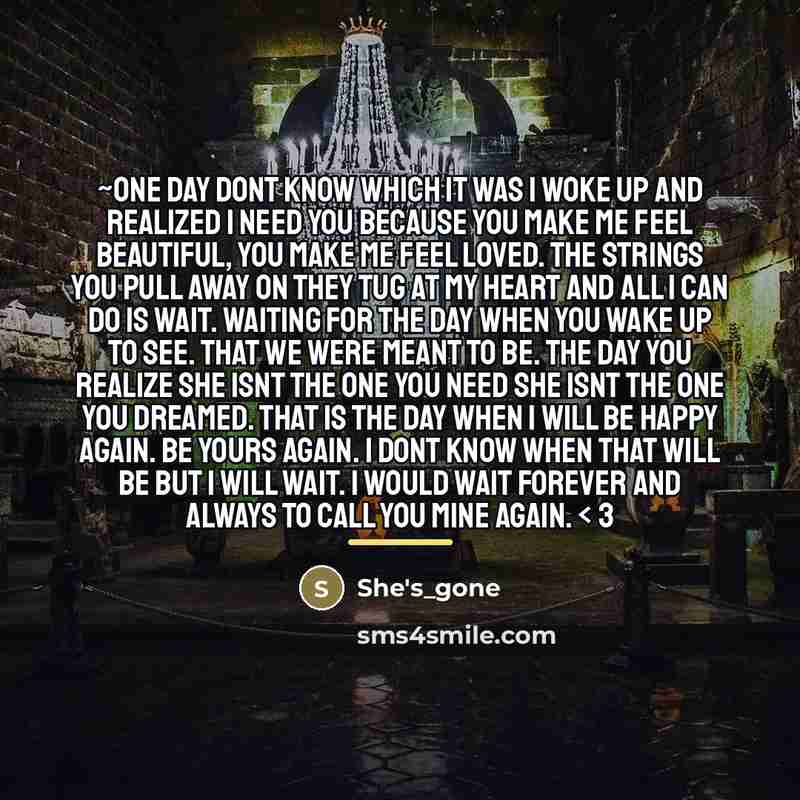 “~One Day dont know which it was I woke up…” quote by She's_gone