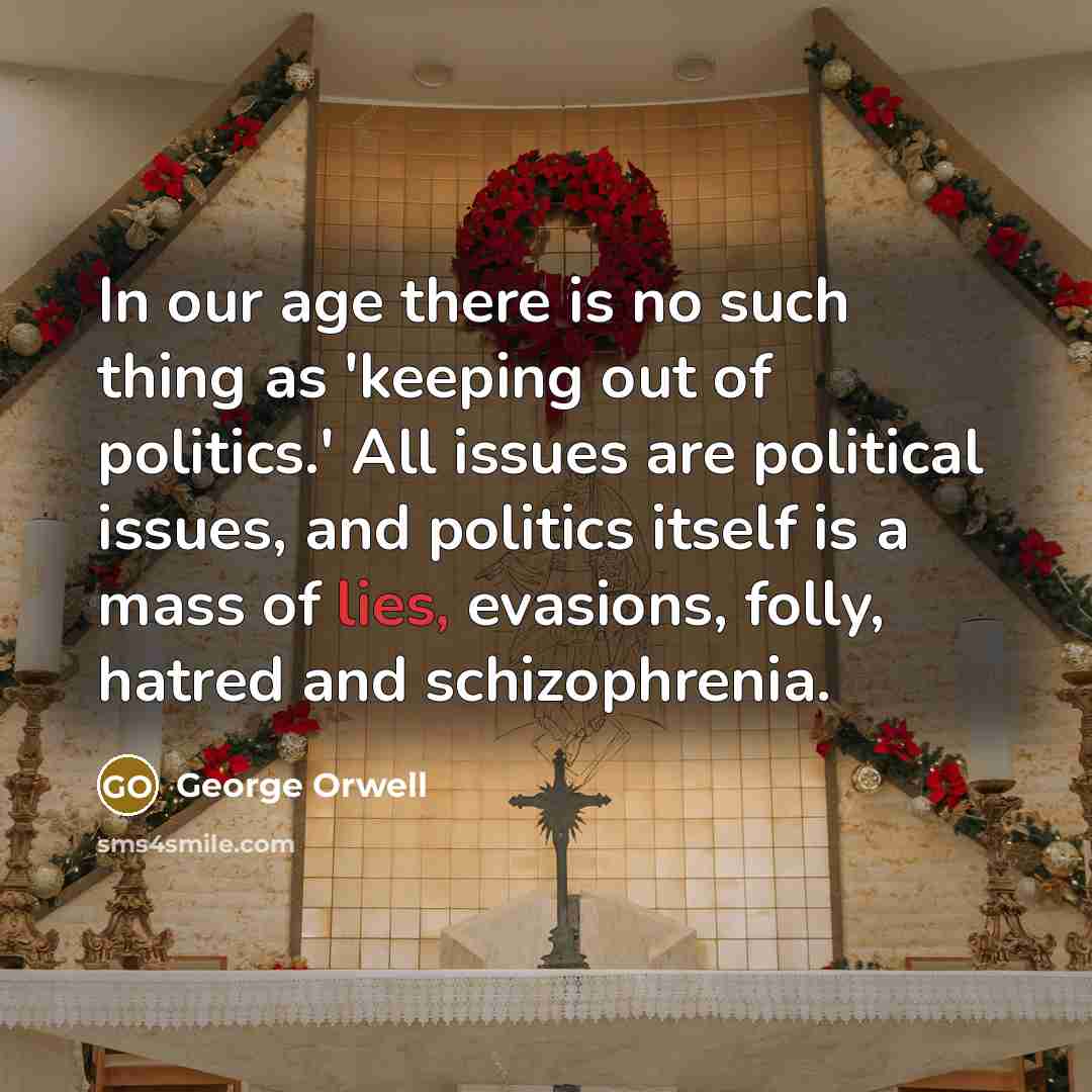 “In our age there is no such thing as 'keeping…” quote by George Orwell