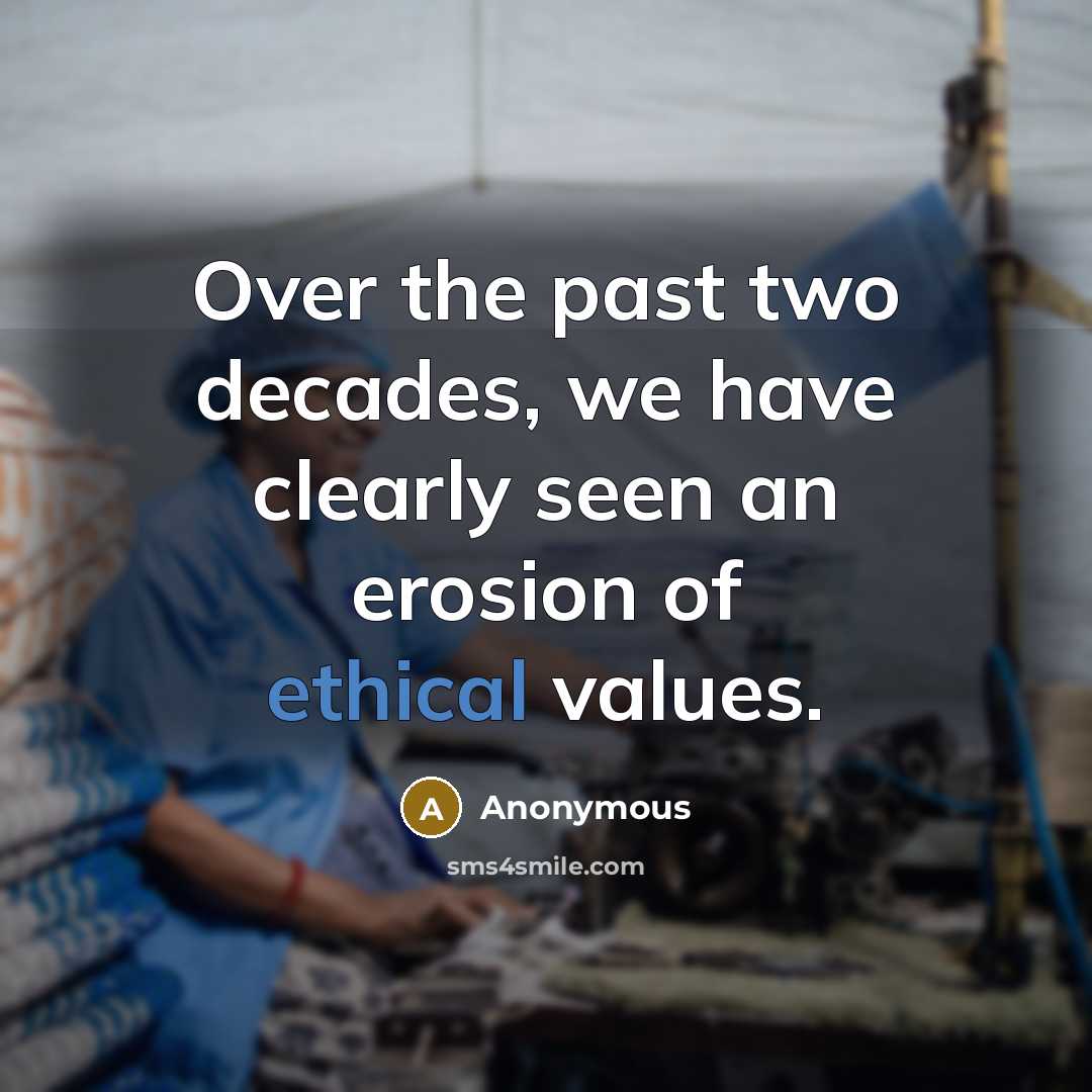 “Over the past two decades, we have clearly seen an…” quote by Anonymous