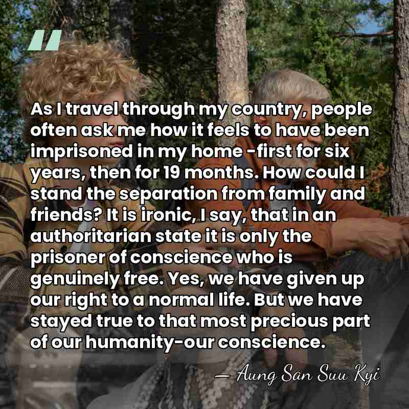 As I travel through my country, people often ask me how it&hellip; - Aung San Suu Kyi