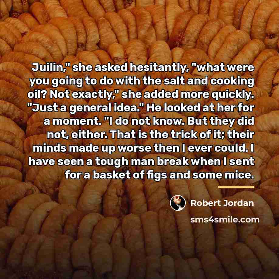 “Juilin," she asked hesitantly, "what were you going to do…” quote by Robert Jordan