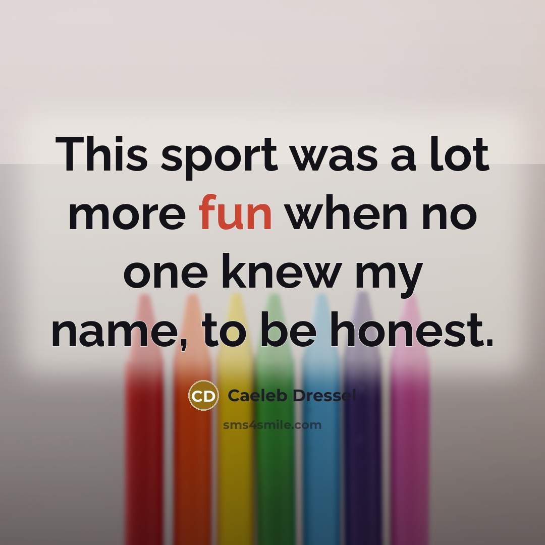 “This sport was a lot more fun when no one…” quote by Caeleb Dressel