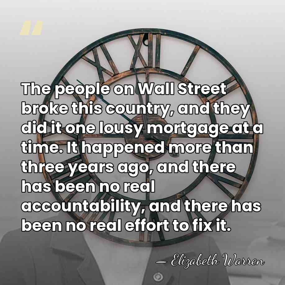 The people on Wall Street broke this country, and they did it&hellip; - Elizabeth Warren
