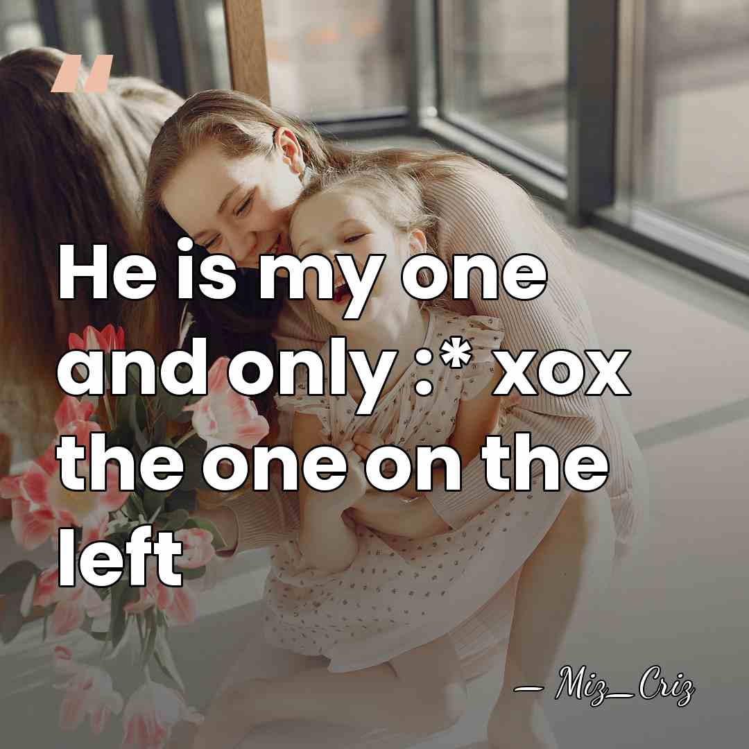 He is my one and only :* xox the one on the&hellip; - Miz_Criz