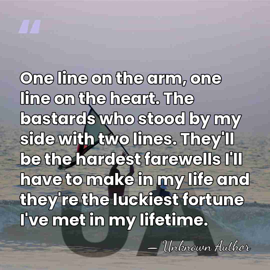 One line on the arm, one line on the heart. The bastards&hellip; - Choi Yoon-young