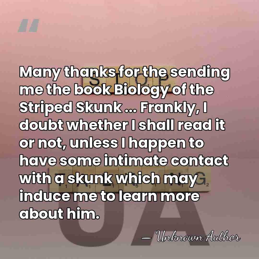 Many thanks for the sending me the book Biology of the Striped&hellip; - Roger Adams