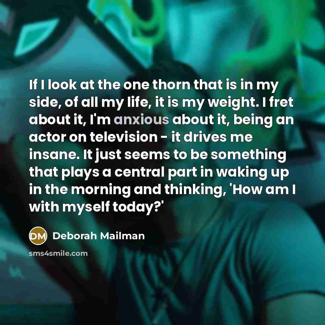 “If I look at the one thorn that is in…” quote by Deborah Mailman