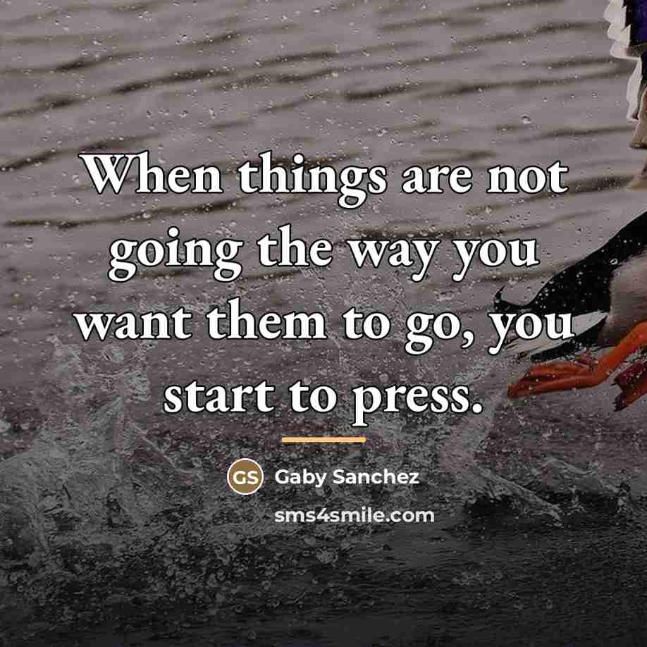 “When things are not going the way you want them…” quote by Gaby Sanchez