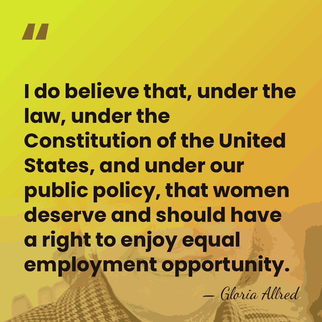 I do believe that, under the law, under the Constitution of the&hellip; - Gloria Allred