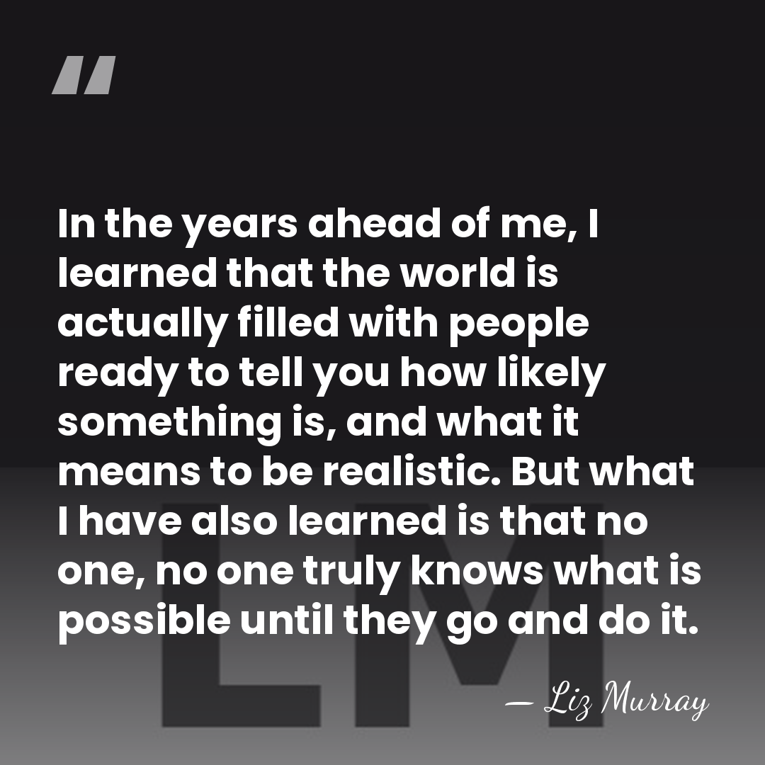 In the years ahead of me, I learned that the world is&hellip; - Liz Murray