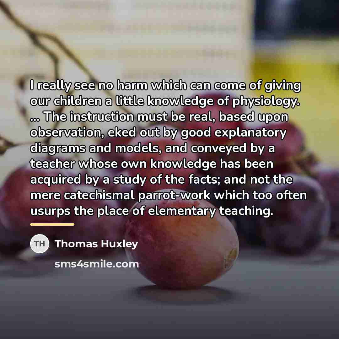 “I really see no harm which can come of giving…” quote by Thomas Huxley