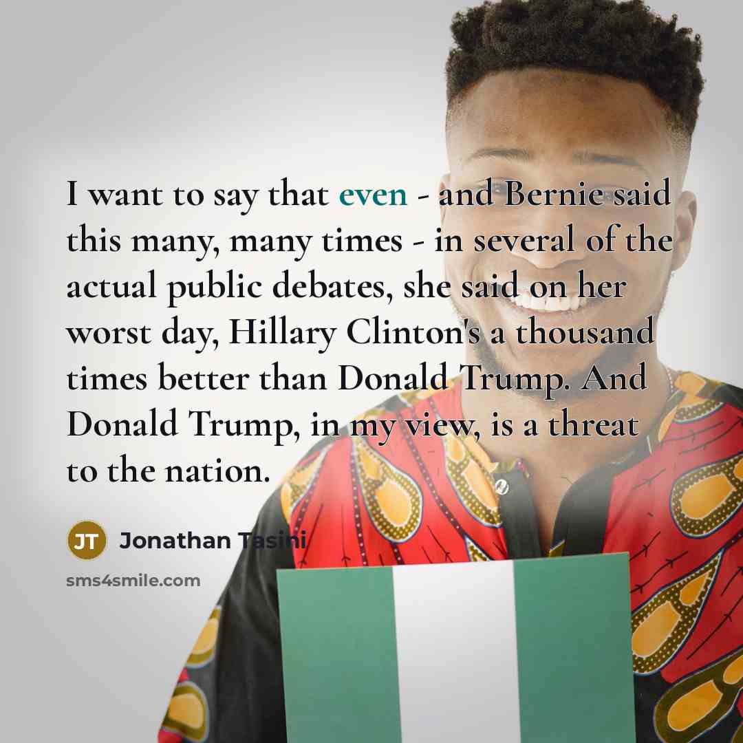“I want to say that even - and Bernie said…” quote by Jonathan Tasini