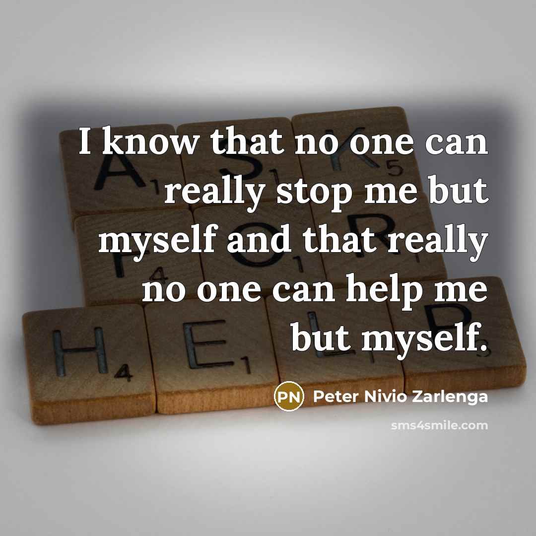 “I know that no one can really stop me but…” quote by Peter Nivio Zarlenga