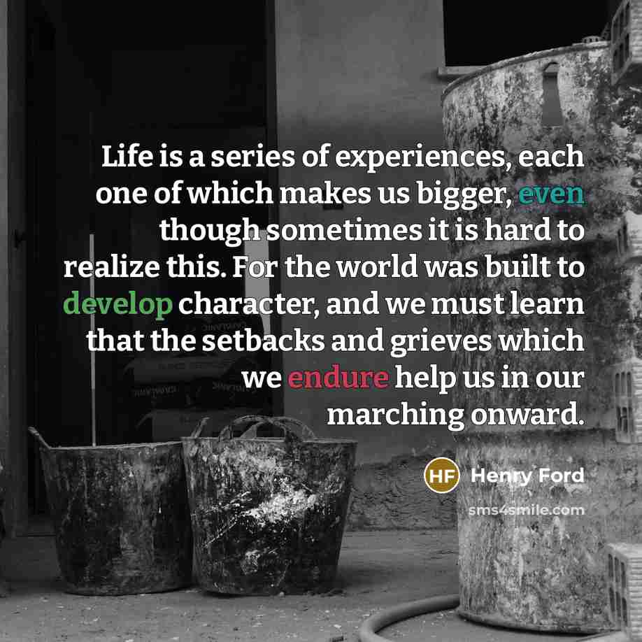“Life is a series of experiences, each one of which…” quote by Henry Ford