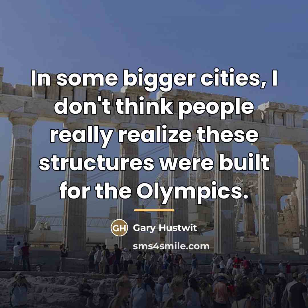 “In some bigger cities, I don't think people really realize…” quote by Gary Hustwit