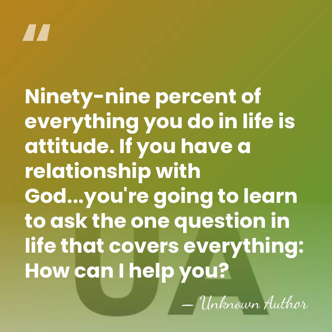 Ninety-nine percent of everything you do in life is attitude. If you&hellip; - Walter Levine
