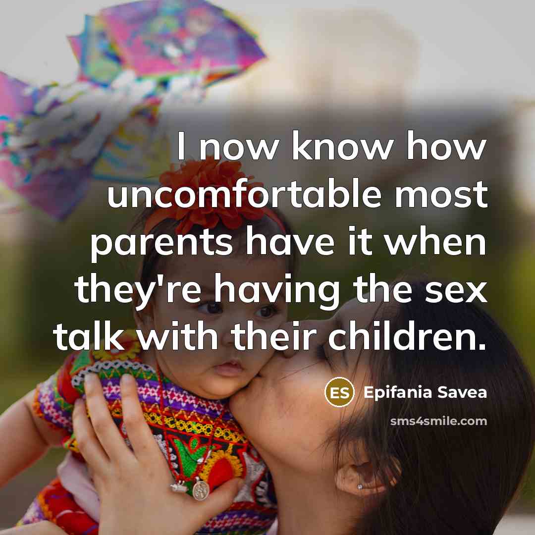 “I now know how uncomfortable most parents have it when…” quote by Epifania Savea