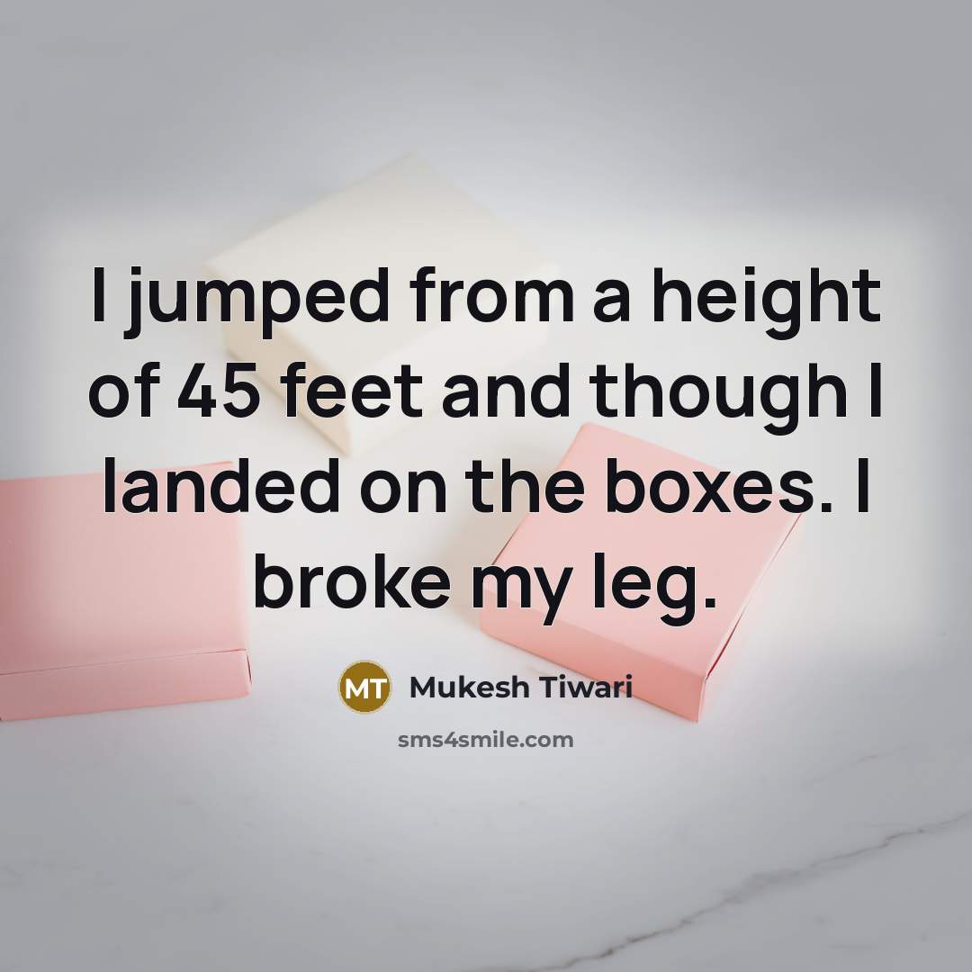 “I jumped from a height of 45 feet and though…” quote by Mukesh Tiwari