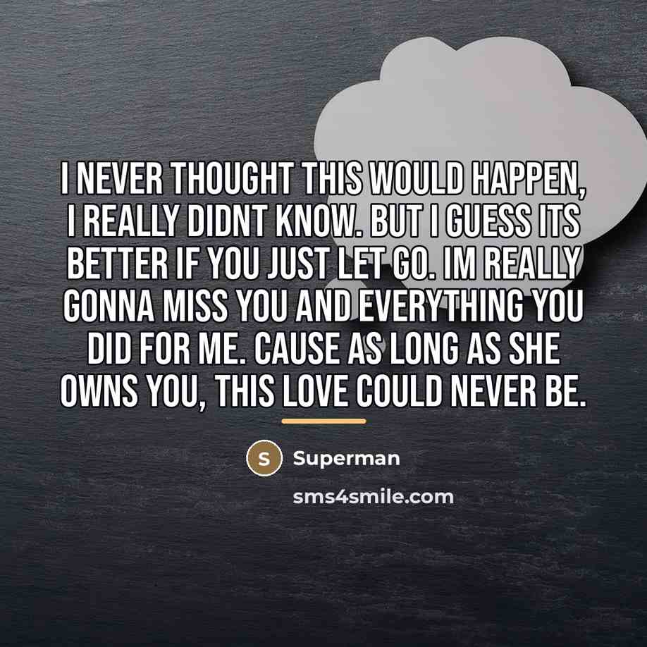 “I never thought this would happen, I really didnt know.…” quote by Superman