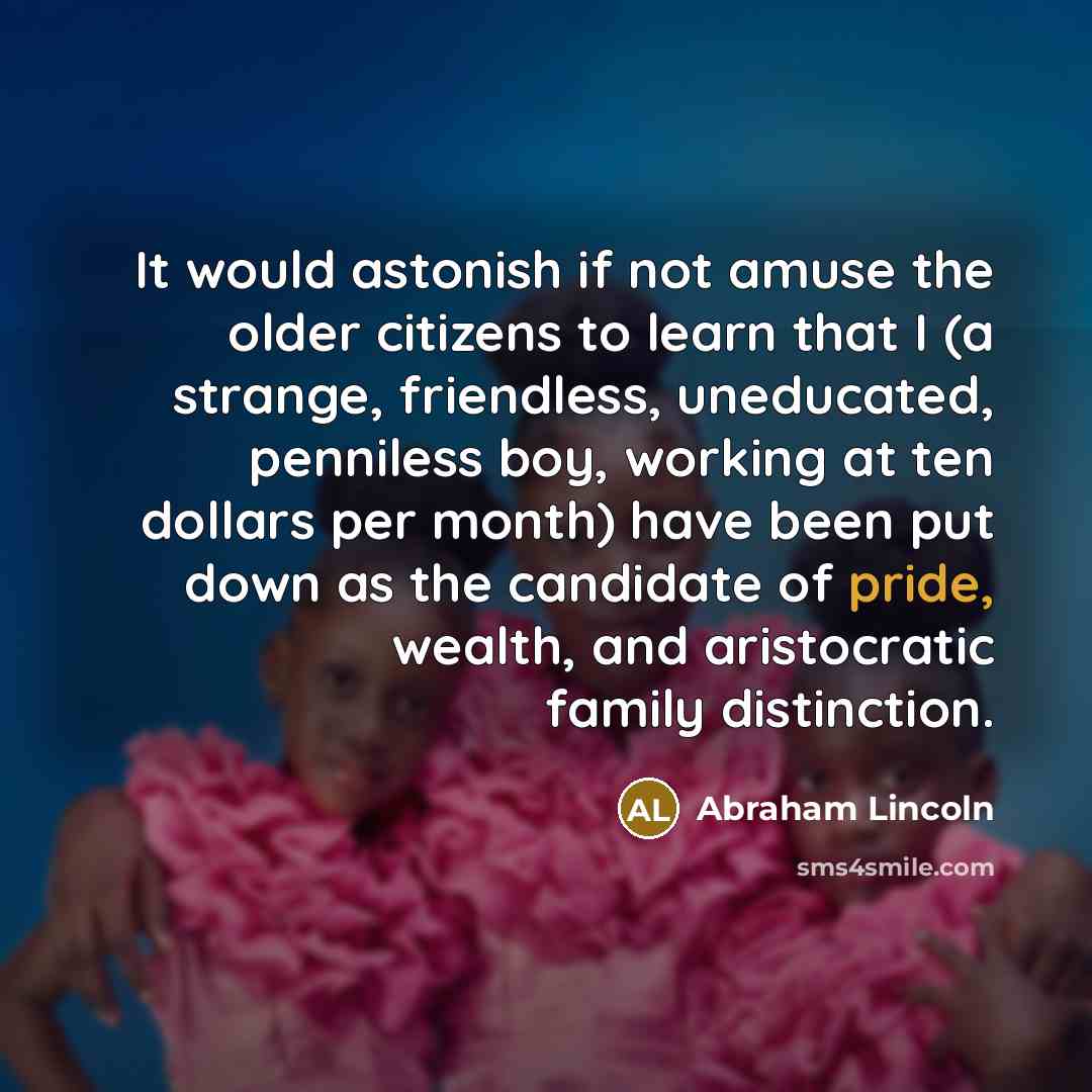 “It would astonish if not amuse the older citizens to…” quote by Abraham Lincoln