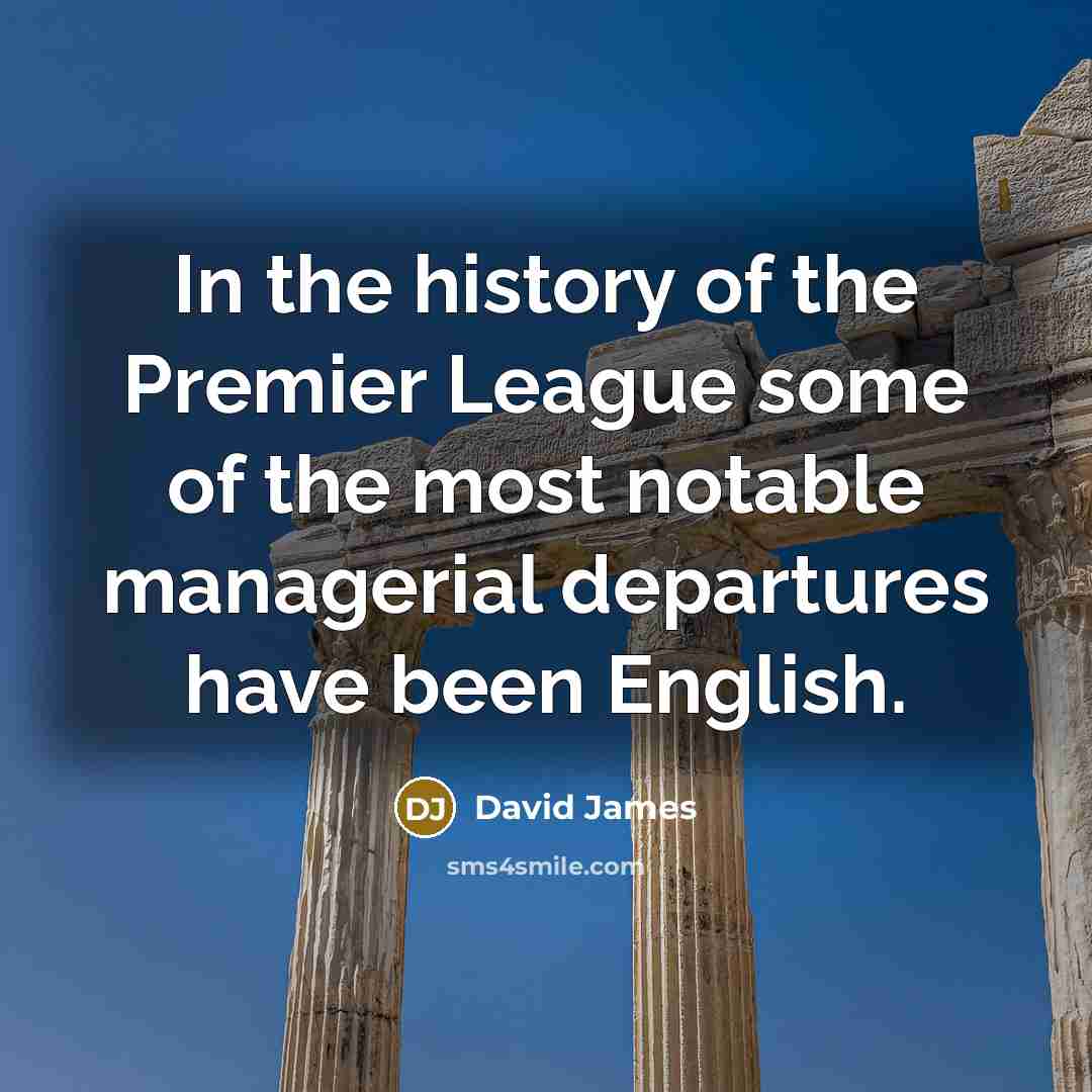 “In the history of the Premier League some of the…” quote by David James