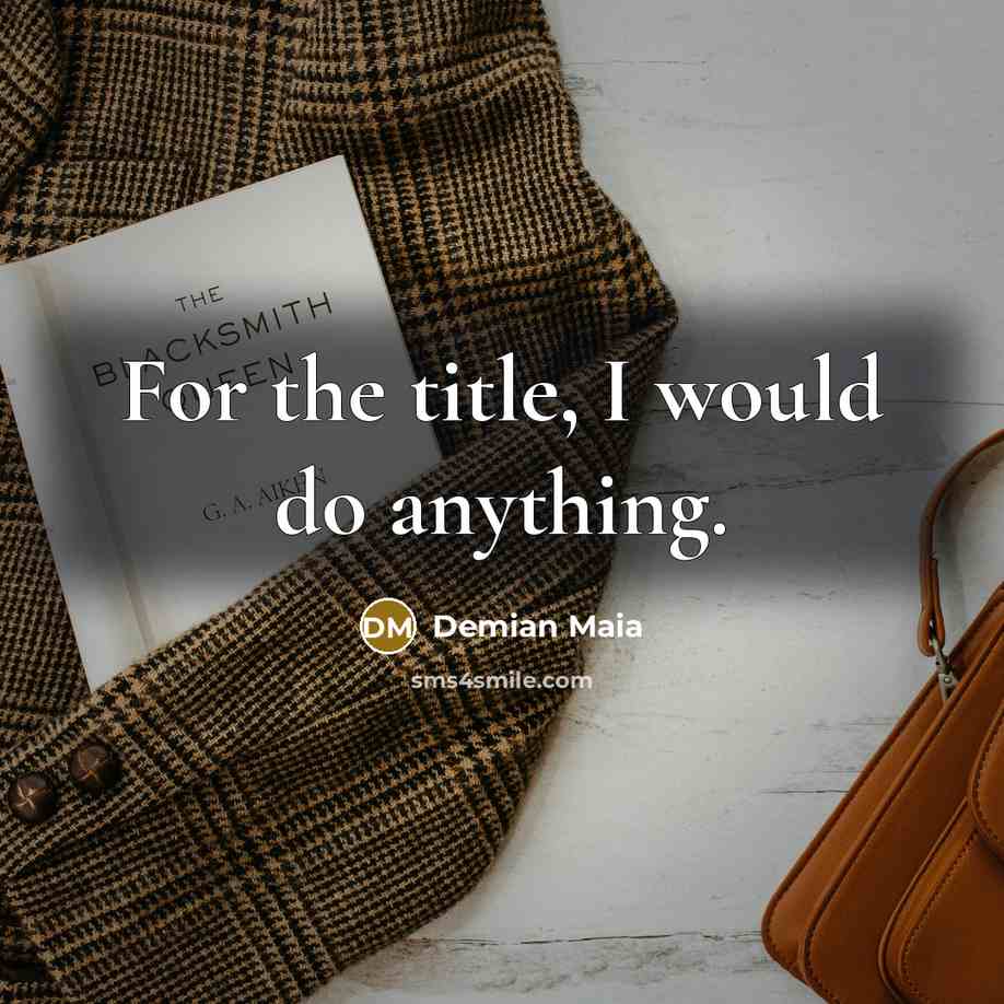 “For the title, I would do anything.…” quote by Demian Maia