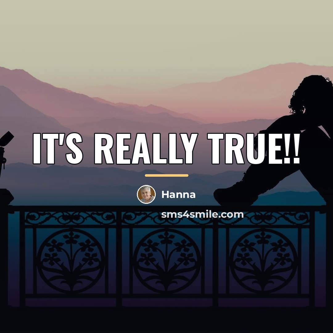 “It's really true!!…” quote by Hanna
