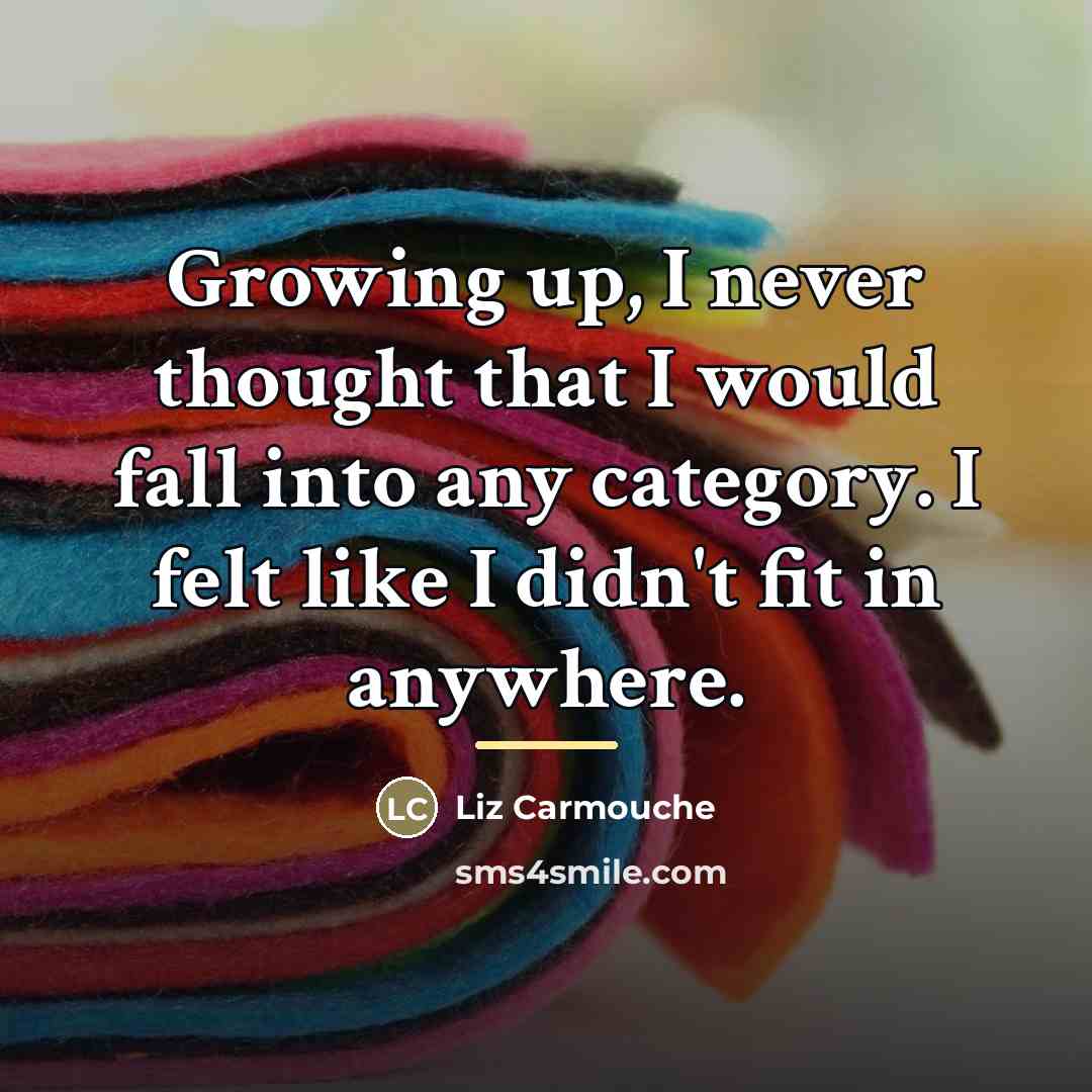“Growing up, I never thought that I would fall into…” quote by Liz Carmouche