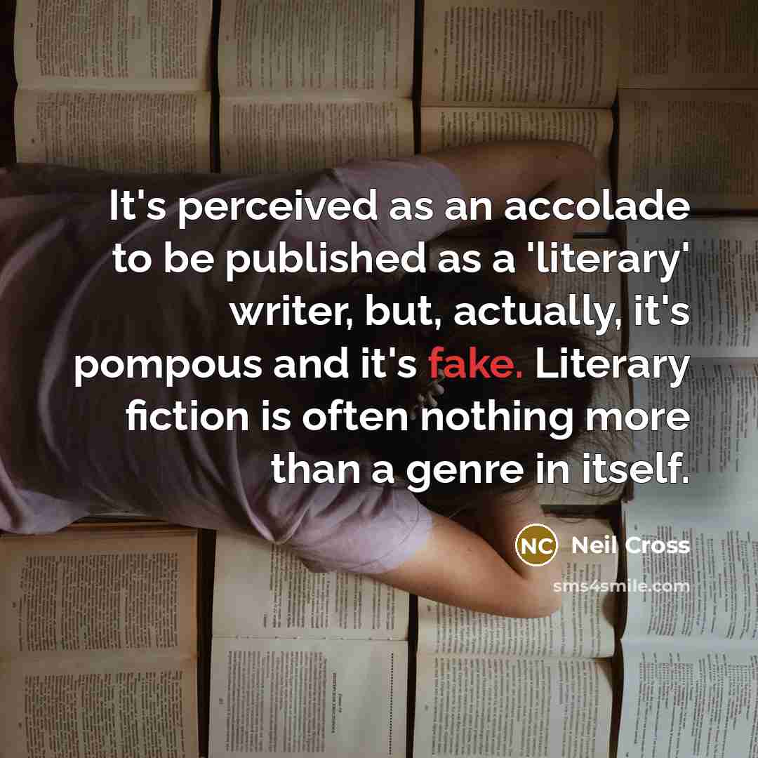 “It's perceived as an accolade to be published as a…” quote by Neil Cross