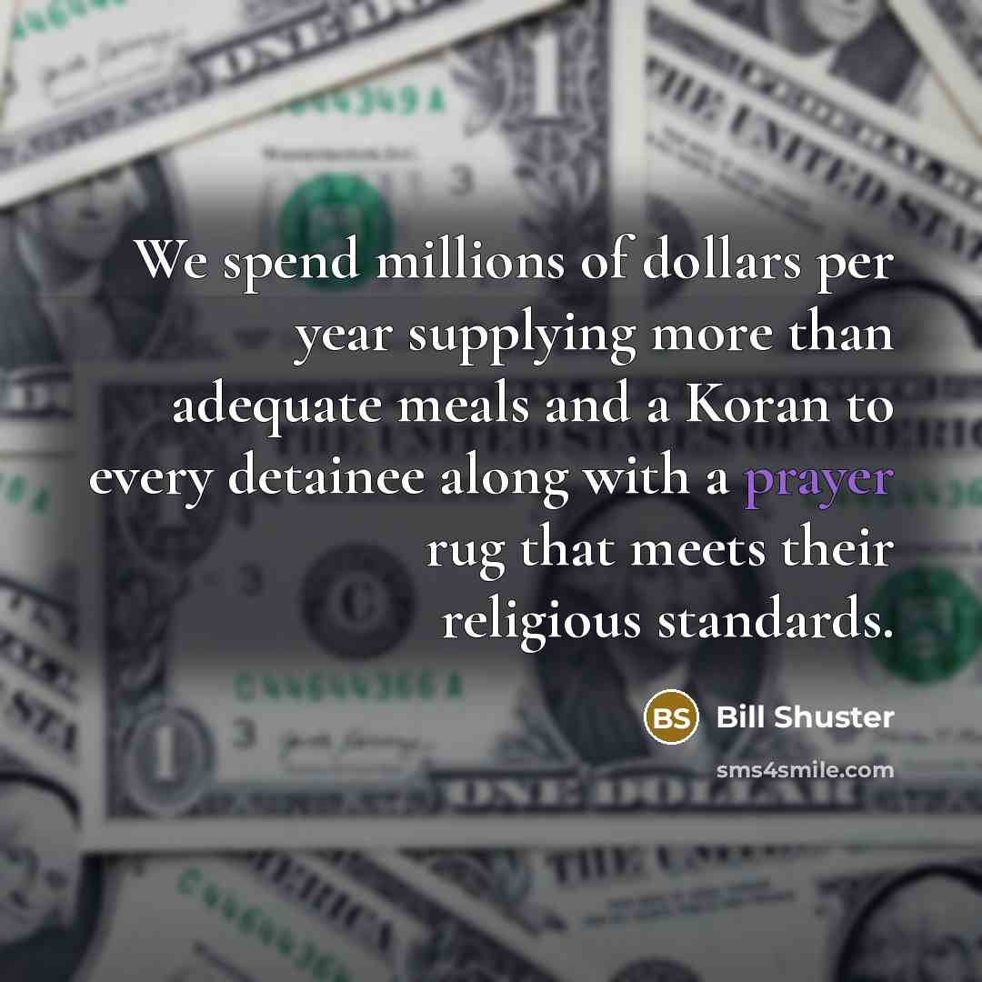 “We spend millions of dollars per year supplying more than…” quote by Bill Shuster