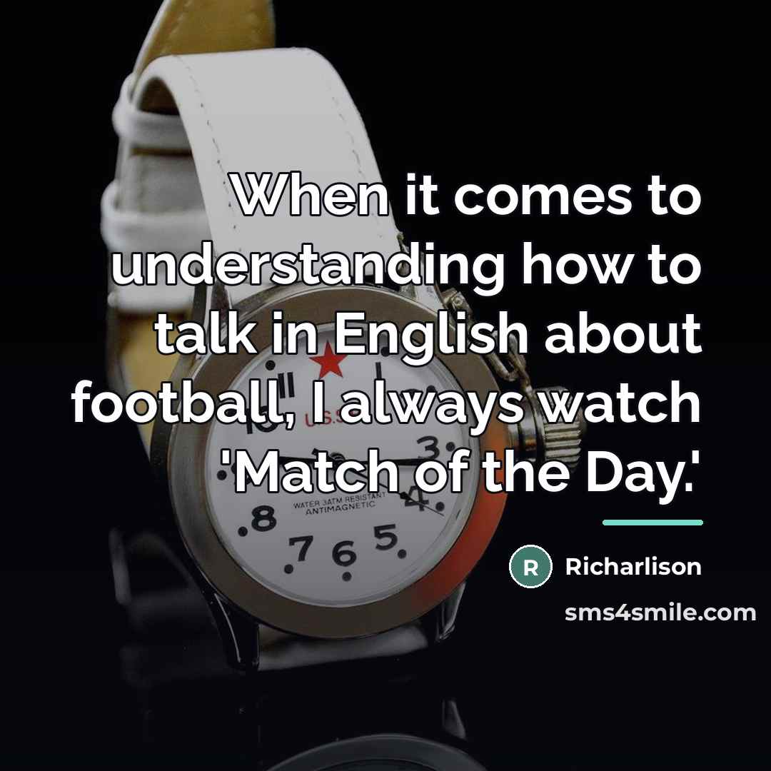“When it comes to understanding how to talk in English…” quote by Richarlison