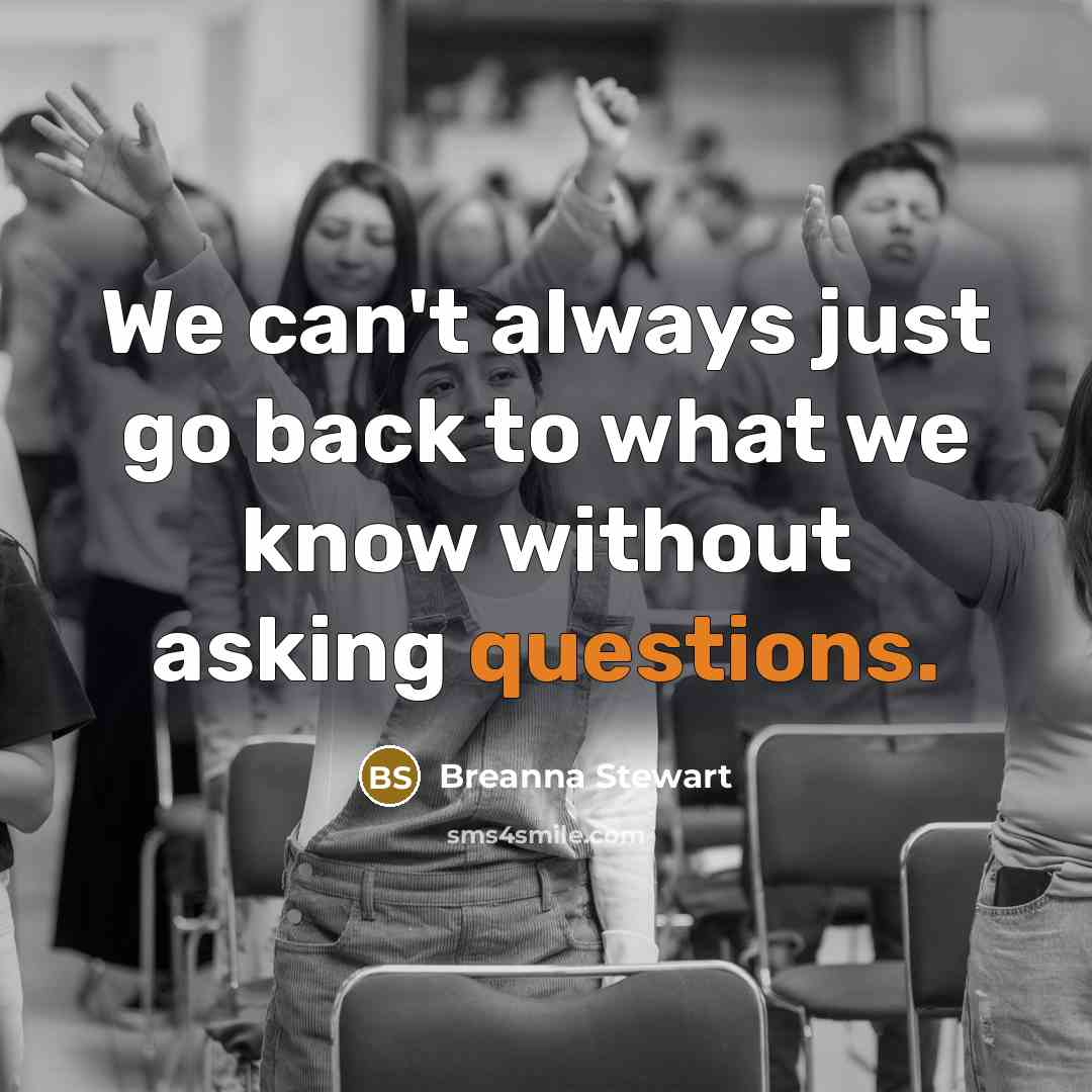 “We can't always just go back to what we know…” quote by Breanna Stewart