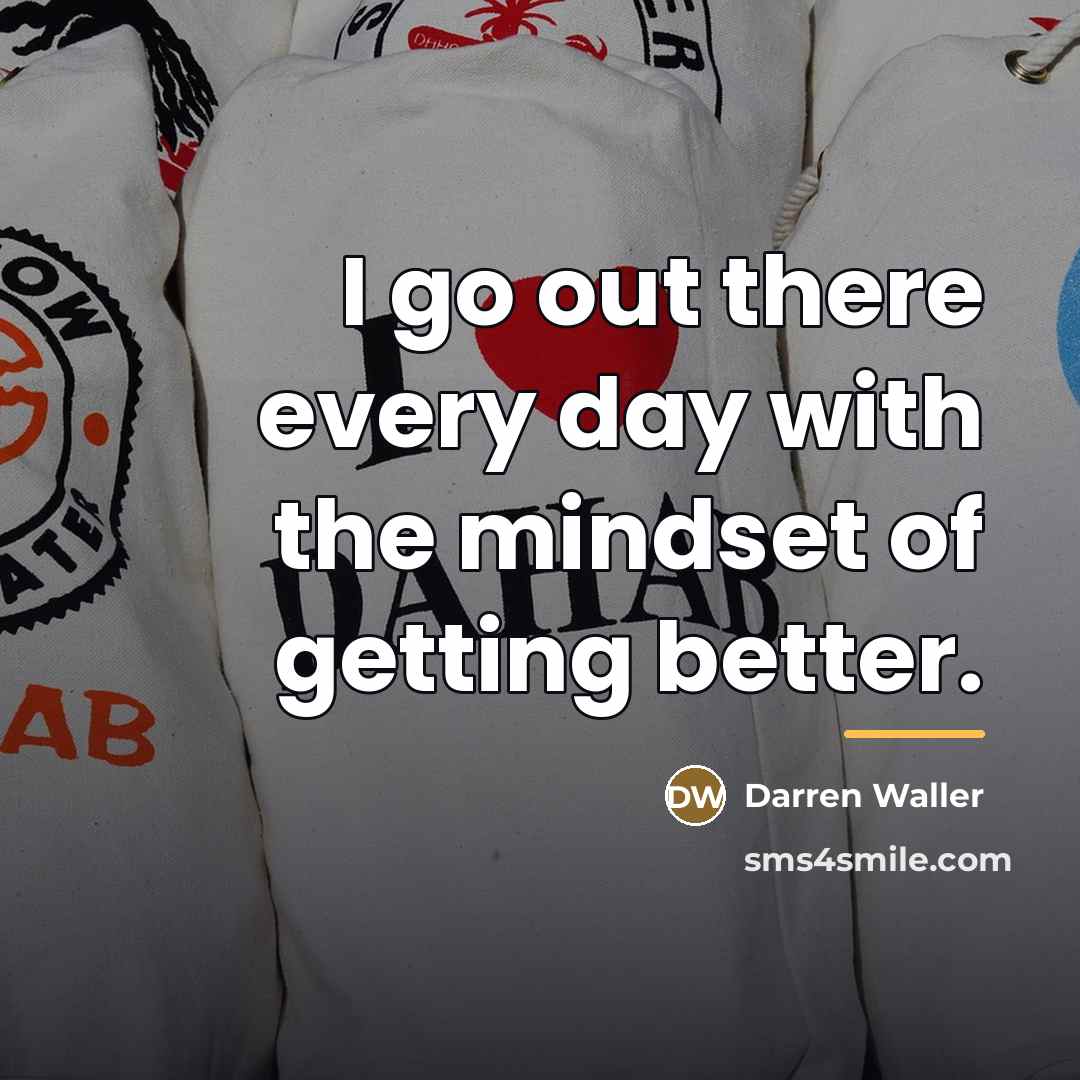 “I go out there every day with the mindset of…” quote by Darren Waller