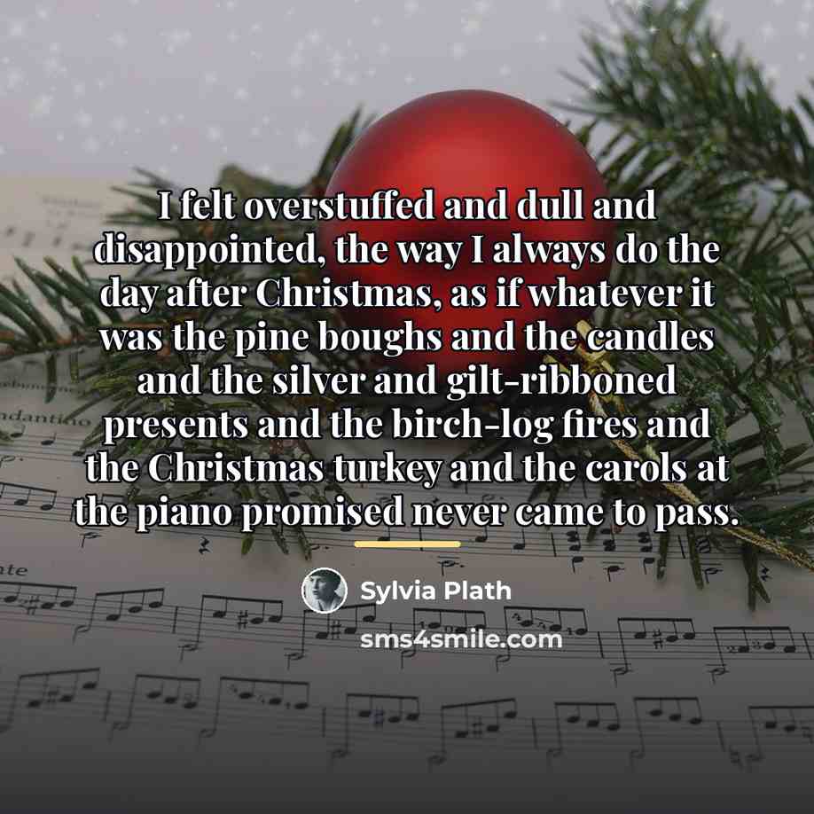 “I felt overstuffed and dull and disappointed, the way I…” quote by Sylvia Plath