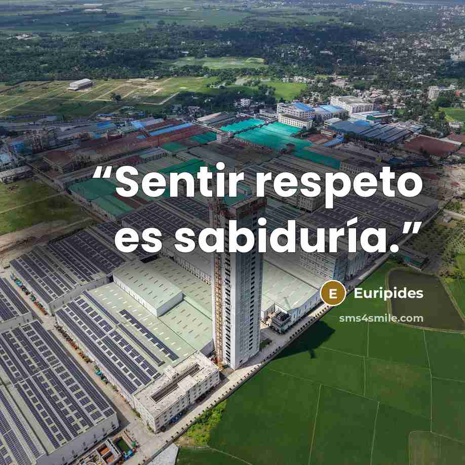 “Sentir respeto es sabiduría.” quote by Euripides