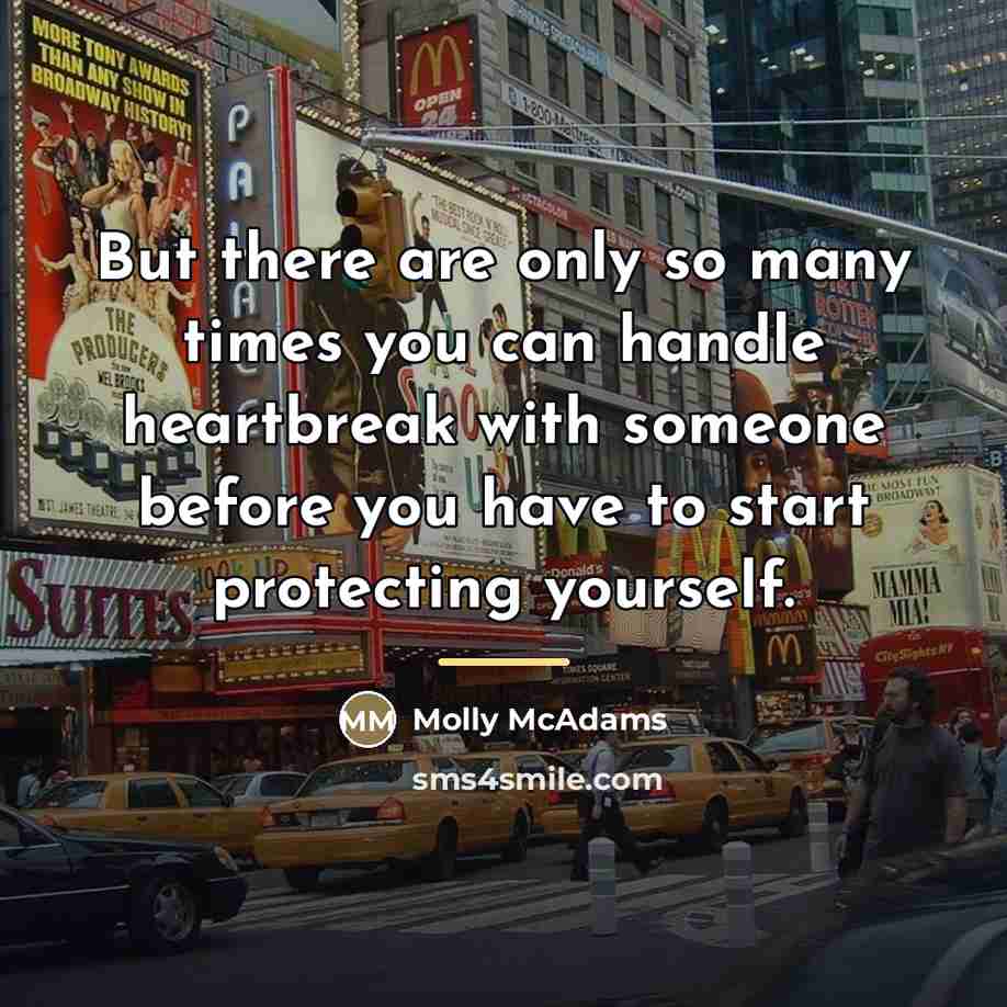 “But there are only so many times you can handle…” quote by Molly McAdams