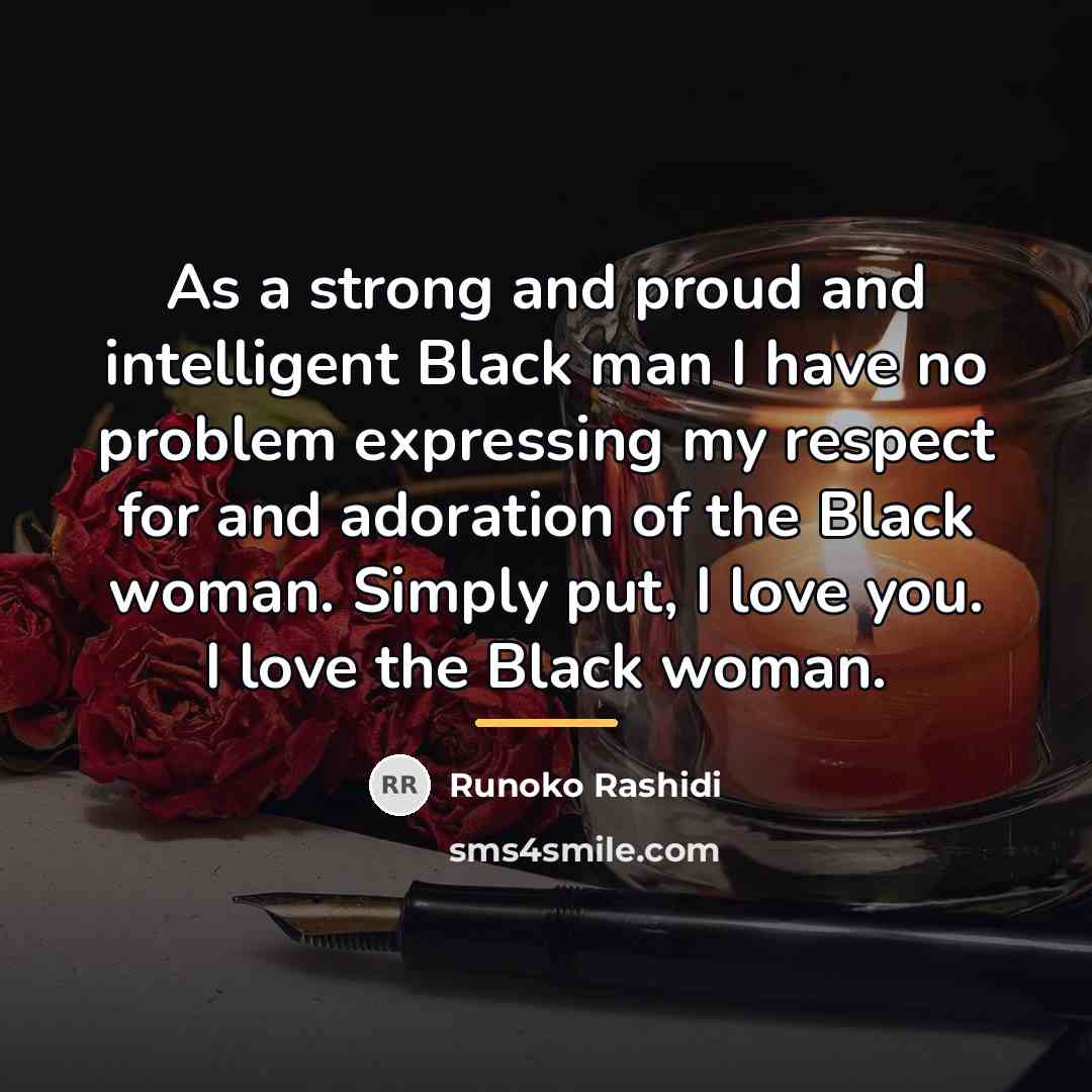 “As a strong and proud and intelligent Black man I…” quote by Runoko Rashidi
