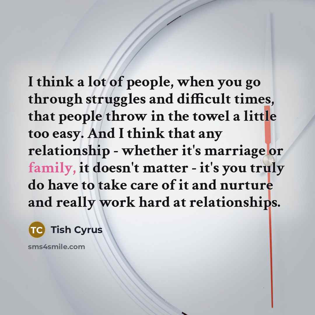 “I think a lot of people, when you go through…” quote by Tish Cyrus